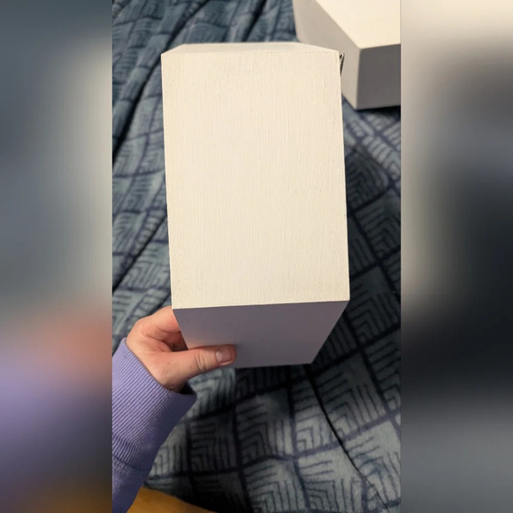 Handmade Cherry Blossom Hexagon Wall Decor (EUC) - Picture 14 of 15